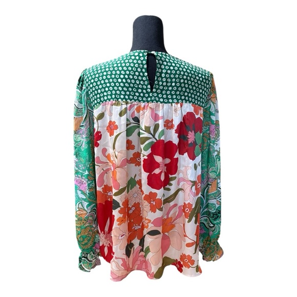 Jodifl Floral Embroidery Yoke Top - Picture 5 of 6